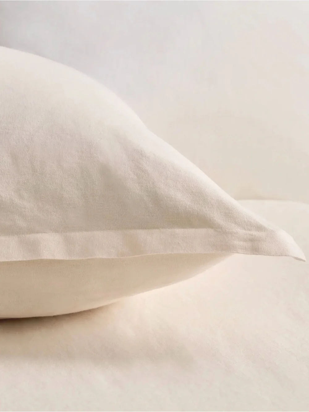 Quince European Linen Euro Sham - Ivory
